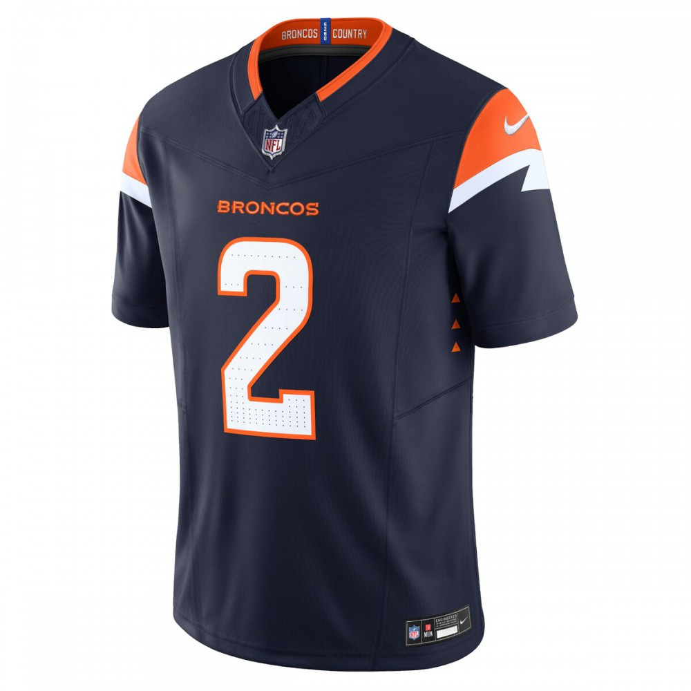 Patrick Surtain II Denver Broncos Nike Mile High Collection Vapor F.U.S.E. Limited Jersey - Navy-GridironStore